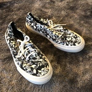 Vans Floral Lace-Up Sneakers